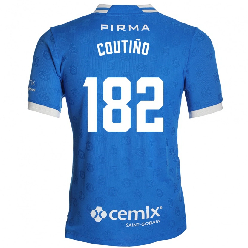 Danxen Herren Santiago Coutiño #182 Blau Weiß Rot Heimtrikot Trikot 2026/27 T-Shirt