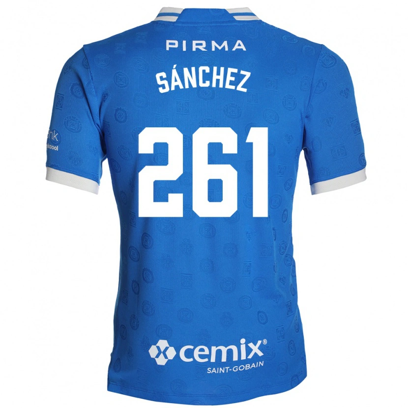 Danxen Herren Paulo Sánchez #261 Blau Weiß Rot Heimtrikot Trikot 2026/27 T-Shirt