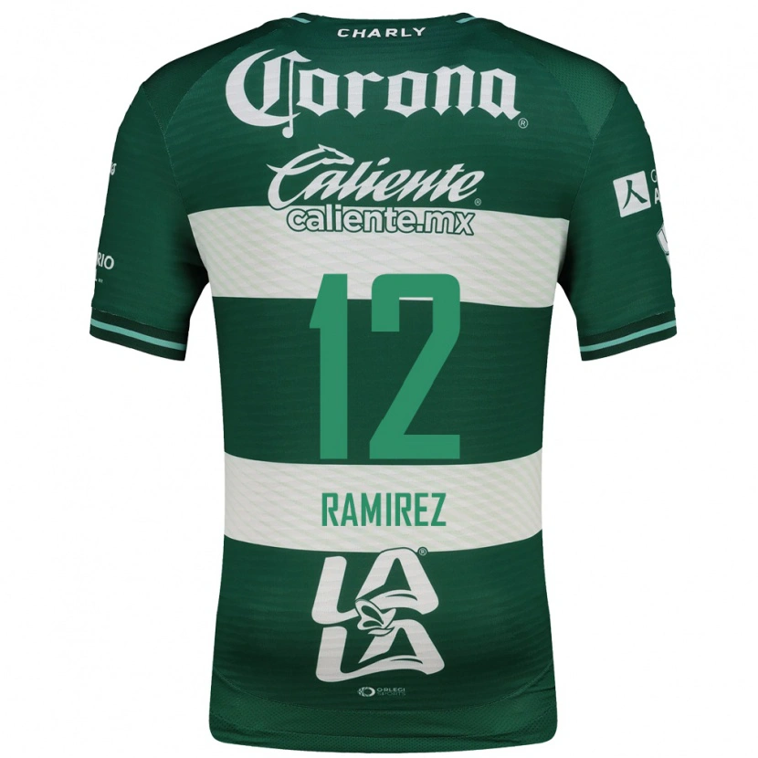 Danxen Herren Santiago Ramírez #12 Grün Weiß Heimtrikot Trikot 2026/27 T-Shirt