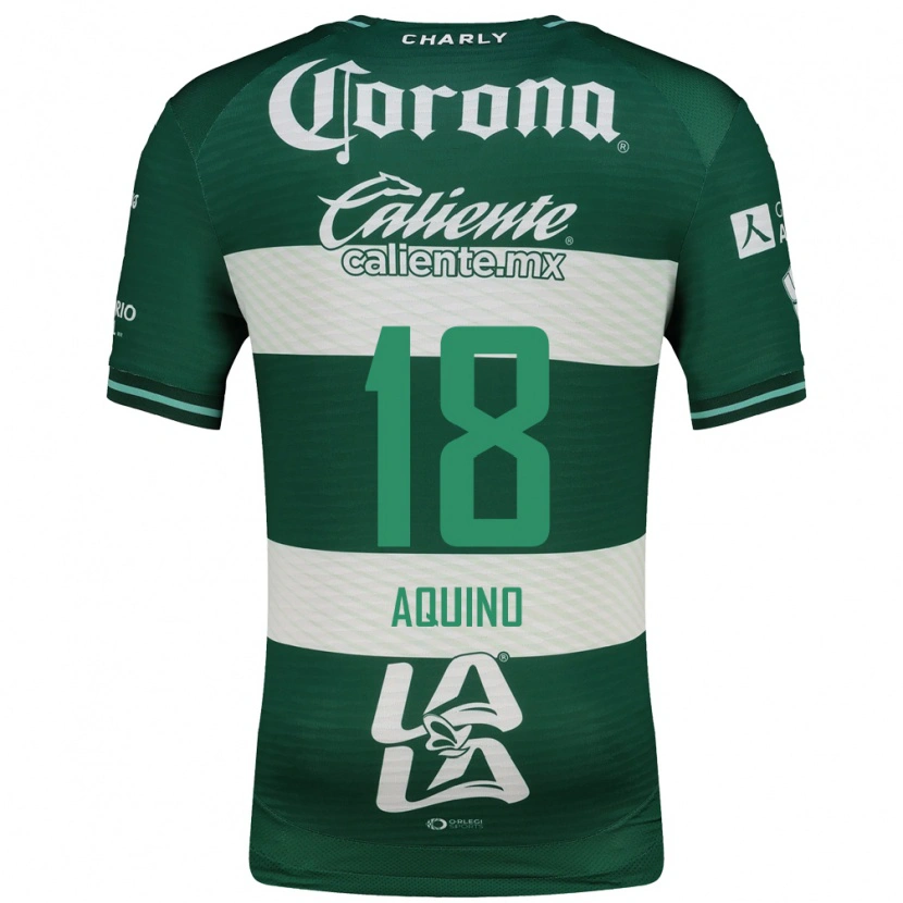 Danxen Herren Pedro Aquino #18 Grün Weiß Heimtrikot Trikot 2026/27 T-Shirt