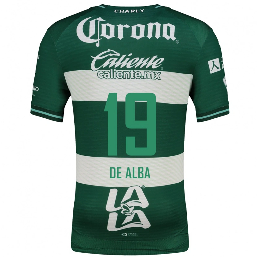 Danxen Herren Luisa De Alba #19 Grün Weiß Heimtrikot Trikot 2026/27 T-Shirt