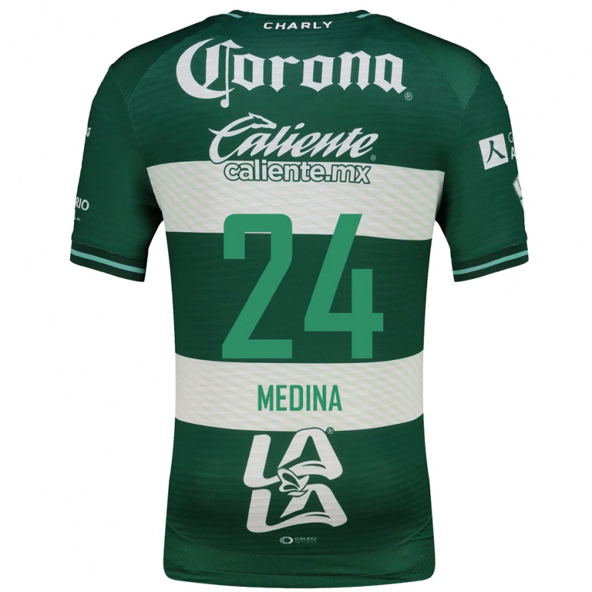 Danxen Herren Diego Medina #24 Grün Weiß Heimtrikot Trikot 2026/27 T-Shirt