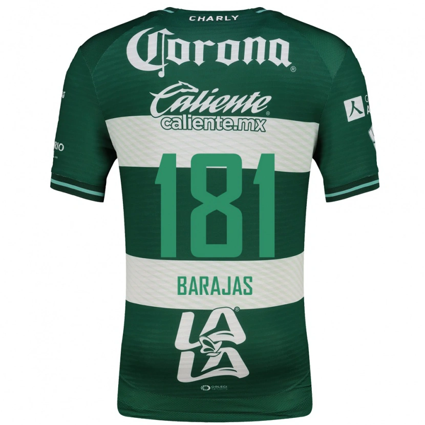 Danxen Herren Sergio Barajas #181 Grün Weiß Heimtrikot Trikot 2026/27 T-Shirt