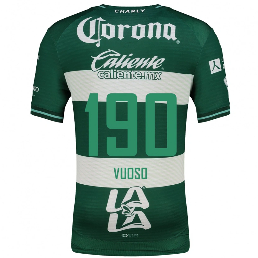 Danxen Herren Lucca Vuoso #190 Grün Weiß Heimtrikot Trikot 2026/27 T-Shirt