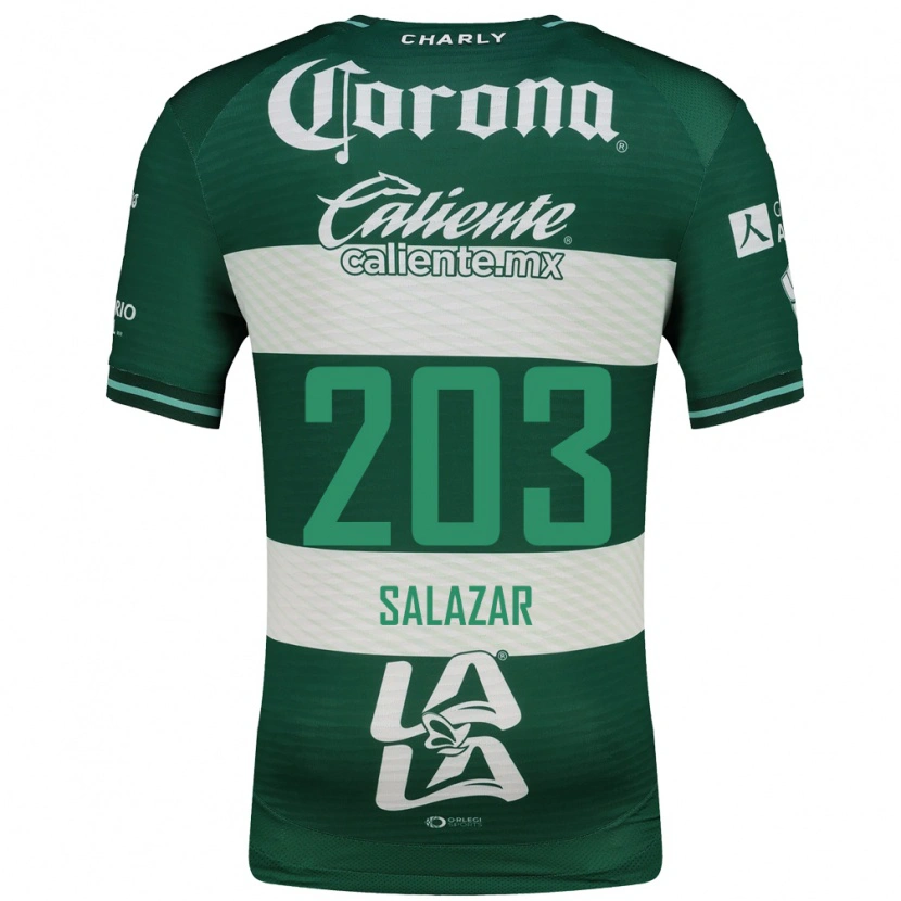 Danxen Herren Roberto Salazar #203 Grün Weiß Heimtrikot Trikot 2026/27 T-Shirt