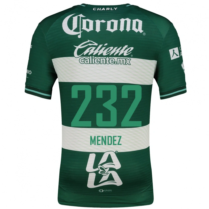 Danxen Herren José Méndez #232 Grün Weiß Heimtrikot Trikot 2026/27 T-Shirt