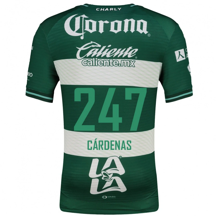 Danxen Herren José Cárdenas #247 Grün Weiß Heimtrikot Trikot 2026/27 T-Shirt