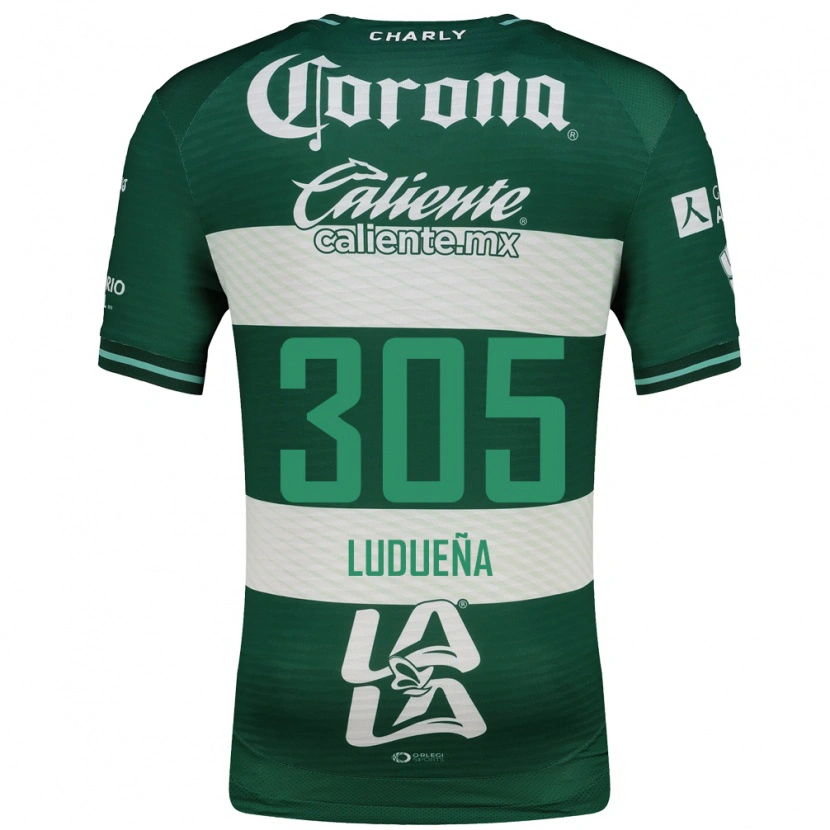 Danxen Herren Daniel Ludueña #305 Grün Weiß Heimtrikot Trikot 2026/27 T-Shirt
