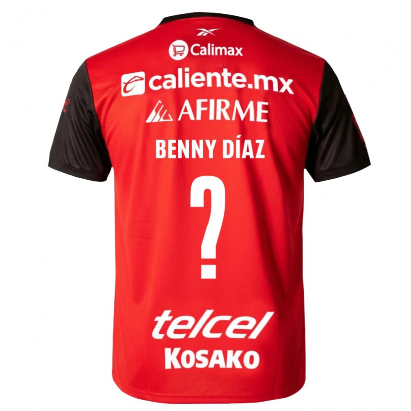 Danxen Herren Benny Diaz #0 Schwarz Rot Heimtrikot Trikot 2026/27 T-Shirt