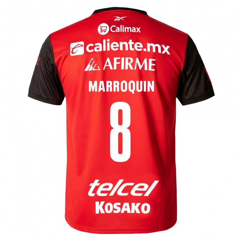 Danxen Herren Ammanda Marroquin #8 Schwarz Rot Heimtrikot Trikot 2026/27 T-Shirt