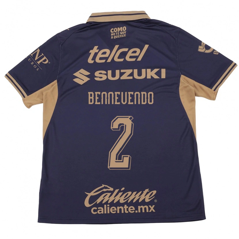 Danxen Herren Pablo Bennevendo #2 Lila Braun Heimtrikot Trikot 2026/27 T-Shirt
