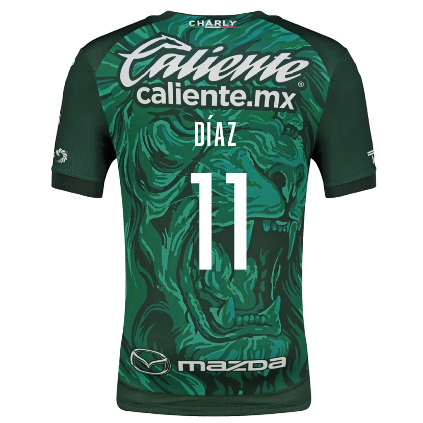Danxen Herren Ismael Díaz #11 Grün Schwarz Heimtrikot Trikot 2026/27 T-Shirt