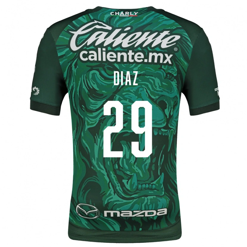 Danxen Herren Kenia Díaz #29 Grün Schwarz Heimtrikot Trikot 2026/27 T-Shirt