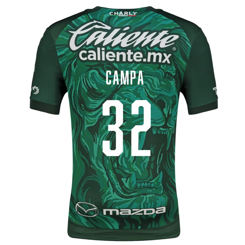 Danxen Herren Ana Campa #32 Grün Schwarz Heimtrikot Trikot 2026/27 T-Shirt