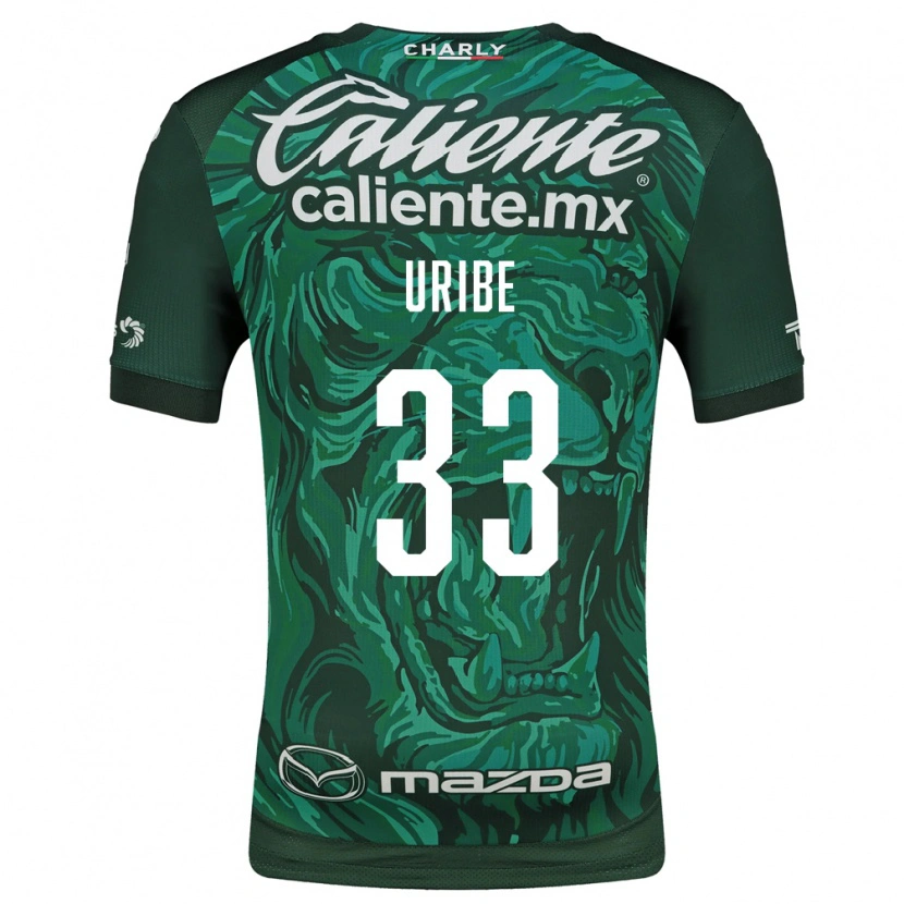 Danxen Herren Héctor Uribe #33 Grün Schwarz Heimtrikot Trikot 2026/27 T-Shirt