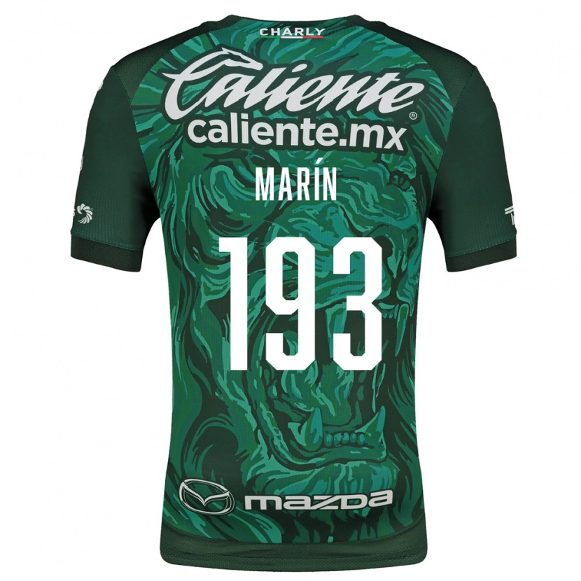 Danxen Herren Duilio Marín #193 Grün Schwarz Heimtrikot Trikot 2026/27 T-Shirt