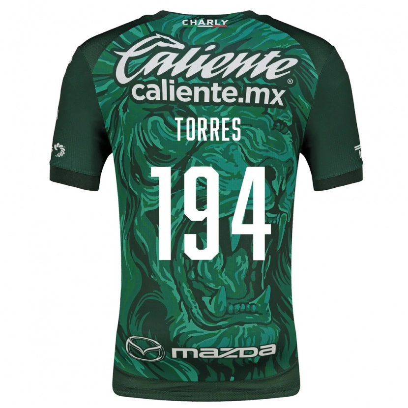 Danxen Herren Erick Torres #194 Grün Schwarz Heimtrikot Trikot 2026/27 T-Shirt