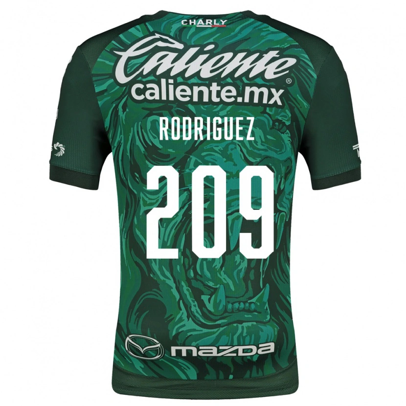 Danxen Herren Víctor Rodríguez #209 Grün Schwarz Heimtrikot Trikot 2026/27 T-Shirt