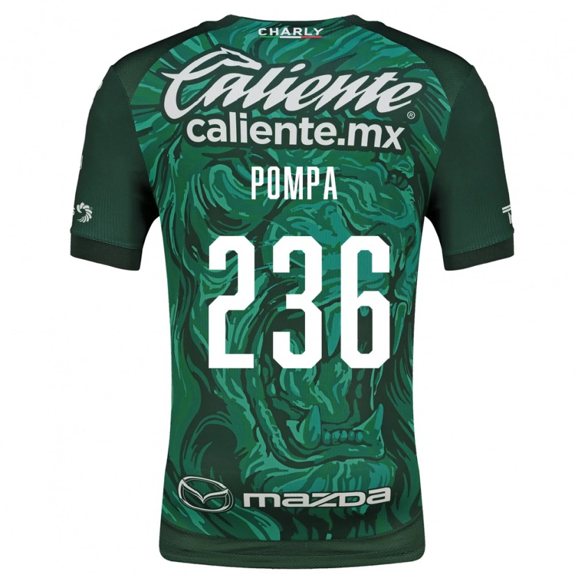 Danxen Herren Gerardo Pompa #236 Grün Schwarz Heimtrikot Trikot 2026/27 T-Shirt