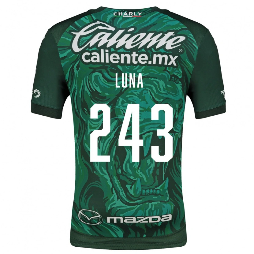Danxen Herren Sergio Luna #243 Grün Schwarz Heimtrikot Trikot 2026/27 T-Shirt