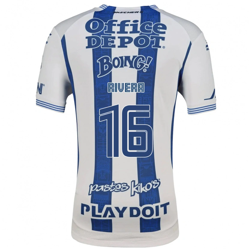 Danxen Herren Christian Rivera #16 Weiß Marineblau Heimtrikot Trikot 2026/27 T-Shirt