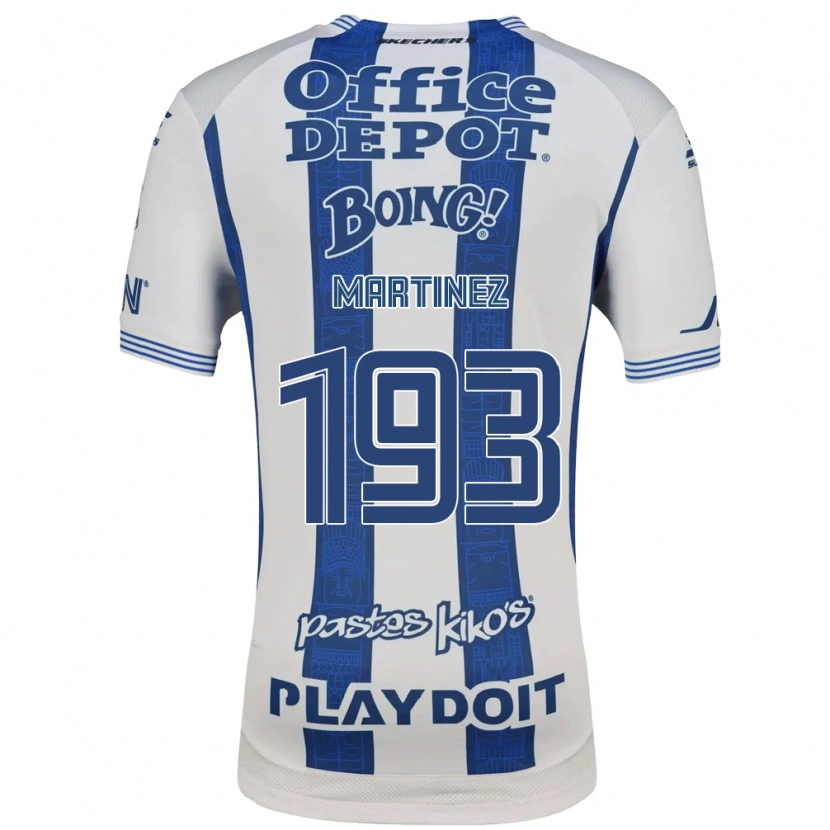 Danxen Herren Pedro Martínez #193 Weiß Marineblau Heimtrikot Trikot 2026/27 T-Shirt