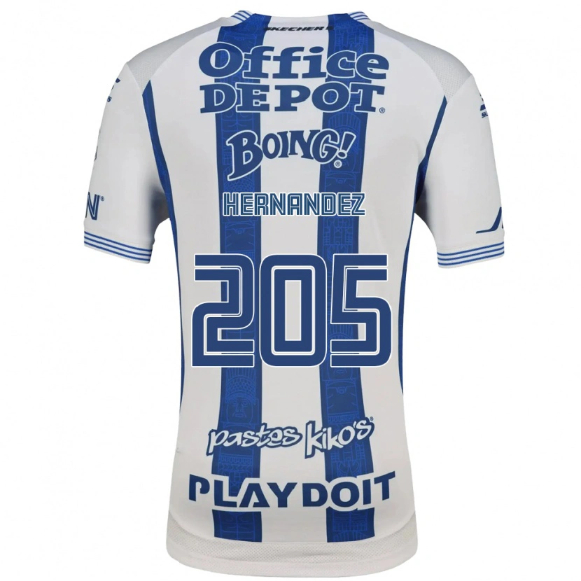 Danxen Herren Sergio Hernández #205 Weiß Marineblau Heimtrikot Trikot 2026/27 T-Shirt