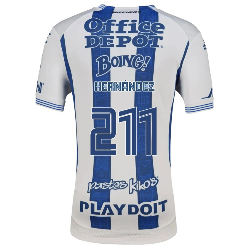 Danxen Herren Cristóbal Hernández #211 Weiß Marineblau Heimtrikot Trikot 2026/27 T-Shirt