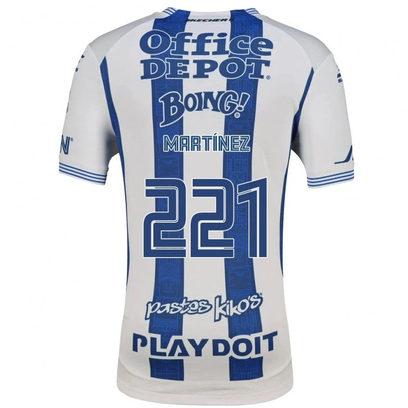 Danxen Herren Ulises Martínez #221 Weiß Marineblau Heimtrikot Trikot 2026/27 T-Shirt