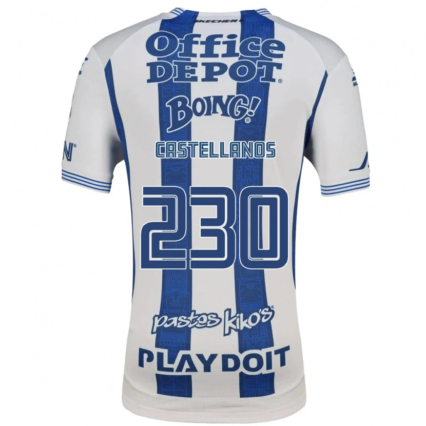 Danxen Herren Edson Castellanos #230 Weiß Marineblau Heimtrikot Trikot 2026/27 T-Shirt