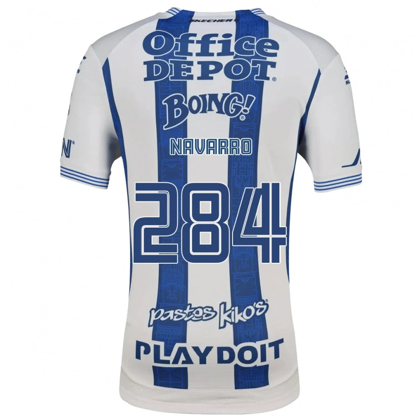 Danxen Herren José Navarro #284 Weiß Marineblau Heimtrikot Trikot 2026/27 T-Shirt