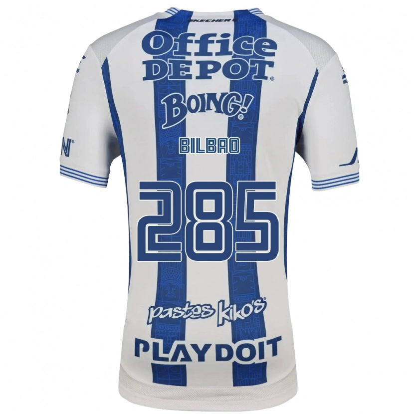 Danxen Herren Julián Bilbao #285 Weiß Marineblau Heimtrikot Trikot 2026/27 T-Shirt