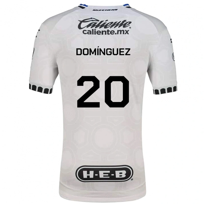 Danxen Herren Misael Dominguez #20 Weiß Schwarz Blau Heimtrikot Trikot 2026/27 T-Shirt