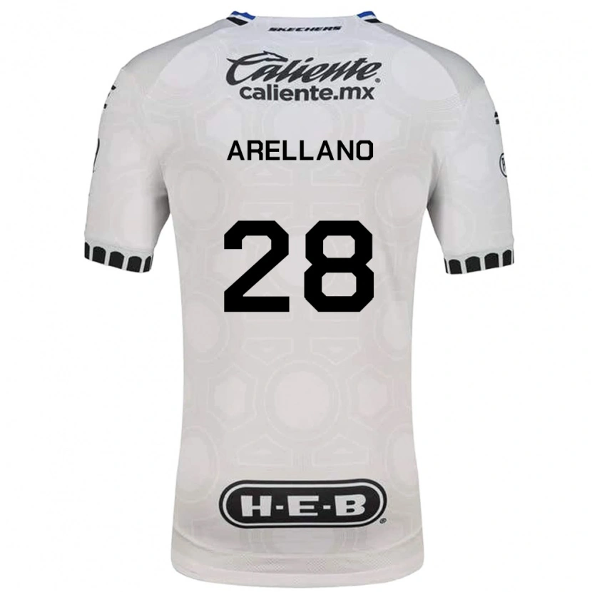 Danxen Herren Jesús Arellano #28 Weiß Schwarz Blau Heimtrikot Trikot 2026/27 T-Shirt