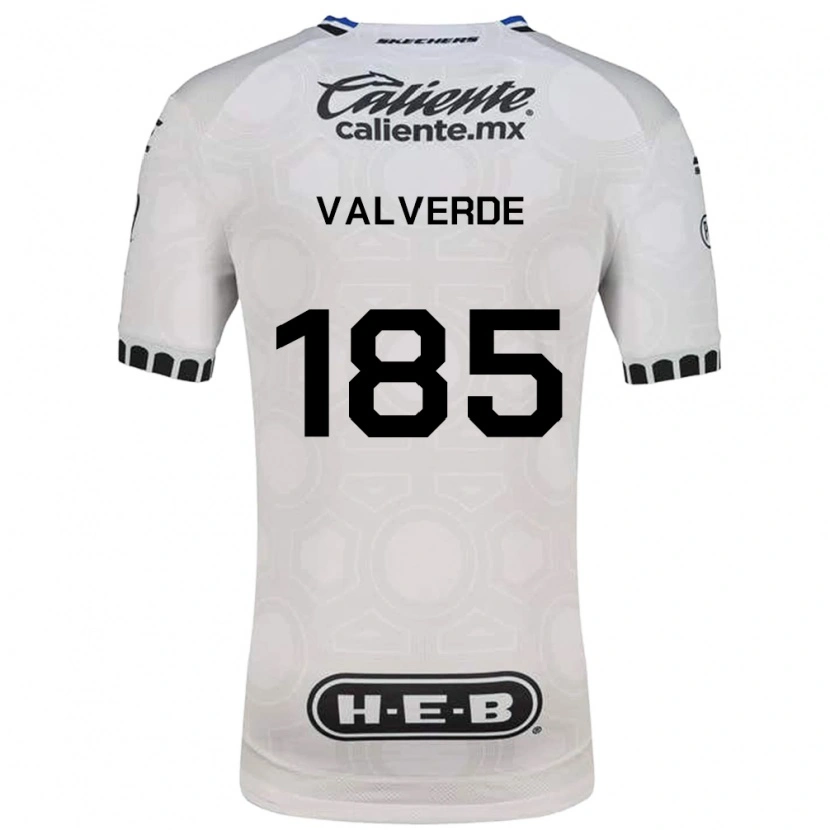 Danxen Herren Luis Valverde #185 Weiß Schwarz Blau Heimtrikot Trikot 2026/27 T-Shirt