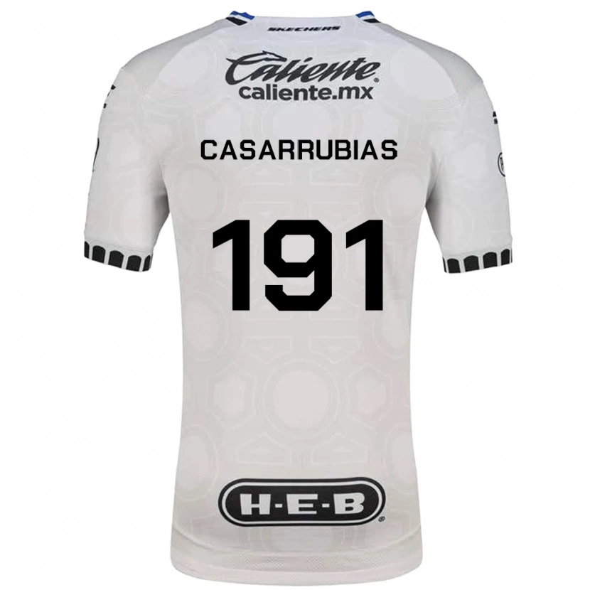 Danxen Herren Aaron Casarrubias #191 Weiß Schwarz Blau Heimtrikot Trikot 2026/27 T-Shirt