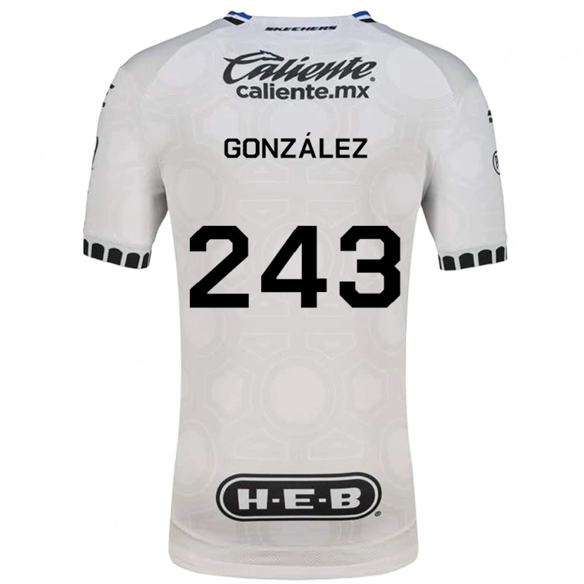 Danxen Herren Leonardo González #243 Weiß Schwarz Blau Heimtrikot Trikot 2026/27 T-Shirt