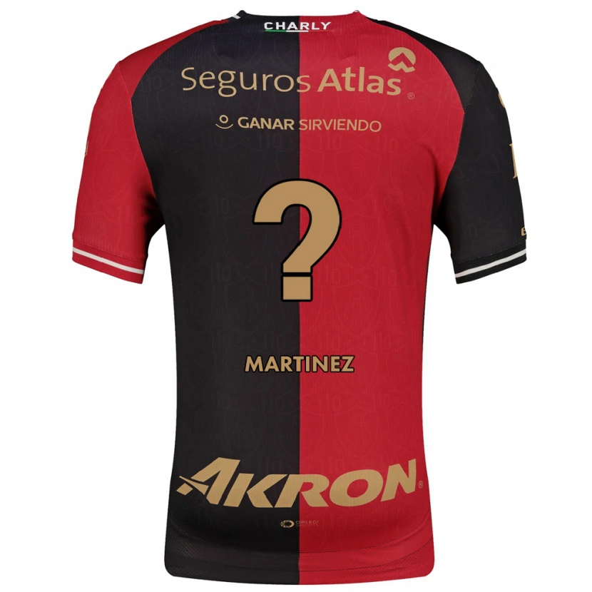 Danxen Herren Gustavo Martínez #0 Rot Schwarz Braun Heimtrikot Trikot 2026/27 T-Shirt