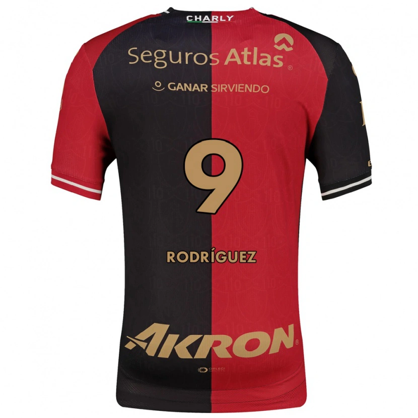 Danxen Herren Agustín Rodríguez #9 Rot Schwarz Braun Heimtrikot Trikot 2026/27 T-Shirt