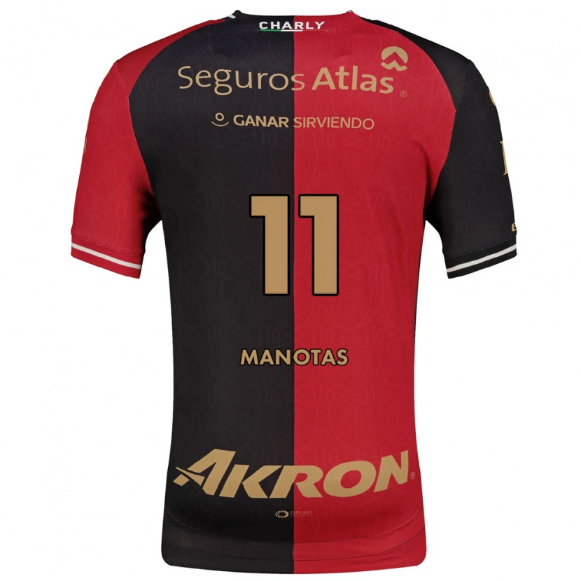 Danxen Herren Mauro Manotas #11 Rot Schwarz Braun Heimtrikot Trikot 2026/27 T-Shirt
