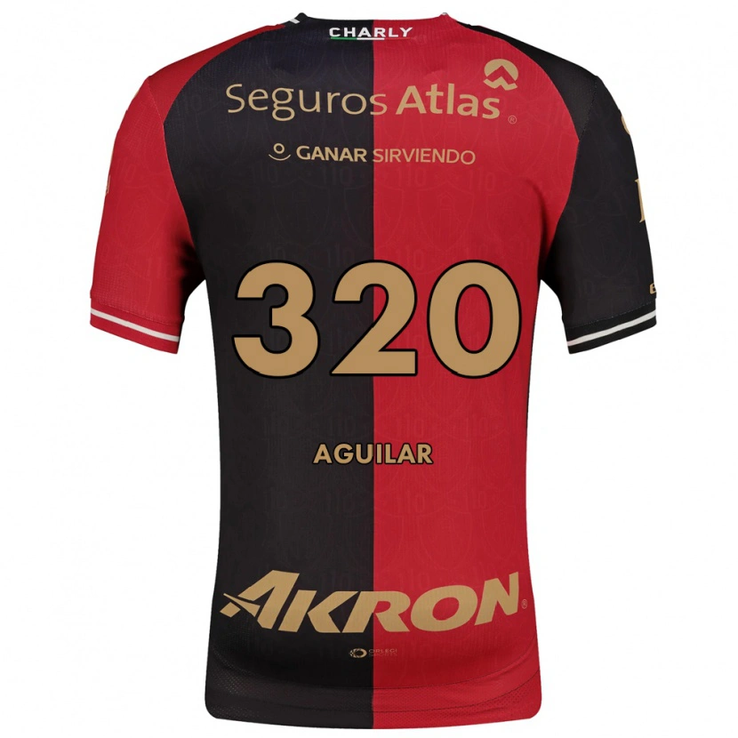 Danxen Herren Ángel Aguilar #320 Rot Schwarz Braun Heimtrikot Trikot 2026/27 T-Shirt