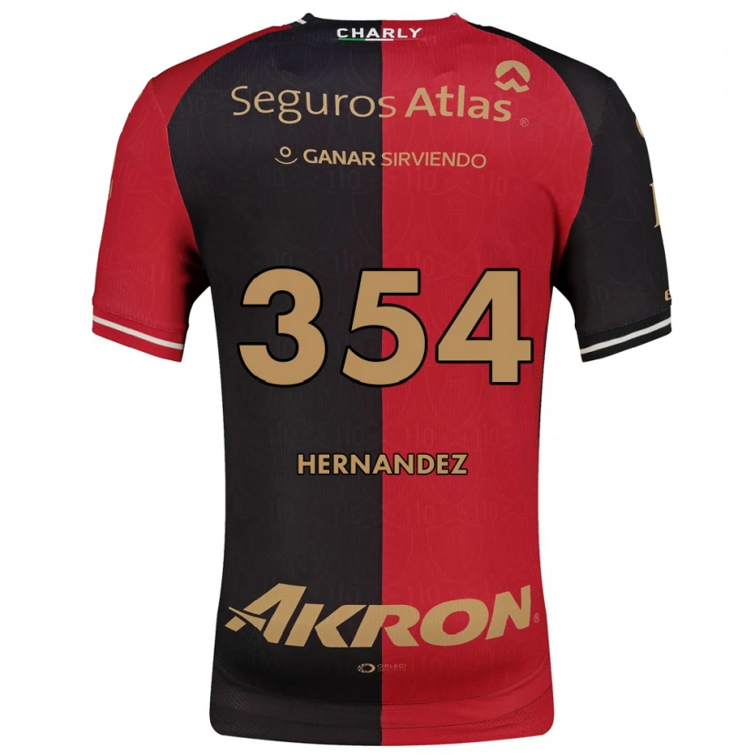 Danxen Herren Daniel Hernández #354 Rot Schwarz Braun Heimtrikot Trikot 2026/27 T-Shirt