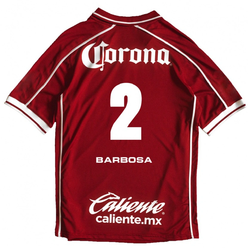 Danxen Herren Diego Barbosa #2 Weiß Rot Heimtrikot Trikot 2026/27 T-Shirt
