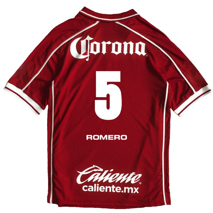 Danxen Herren Franco Romero #5 Weiß Rot Heimtrikot Trikot 2026/27 T-Shirt