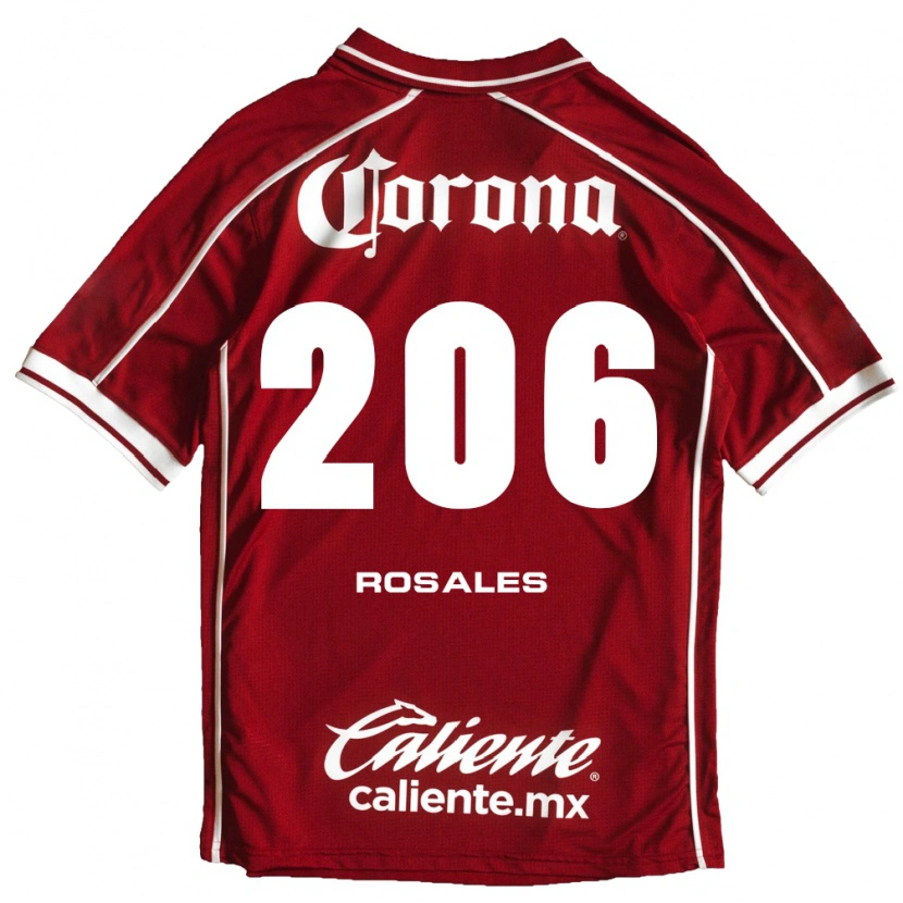 Danxen Herren Santiago Rosales #206 Weiß Rot Heimtrikot Trikot 2026/27 T-Shirt