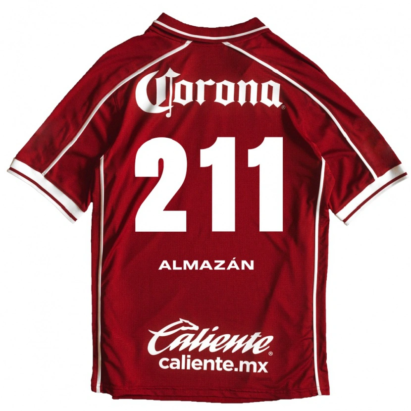 Danxen Herren Fernando Almazán #211 Weiß Rot Heimtrikot Trikot 2026/27 T-Shirt