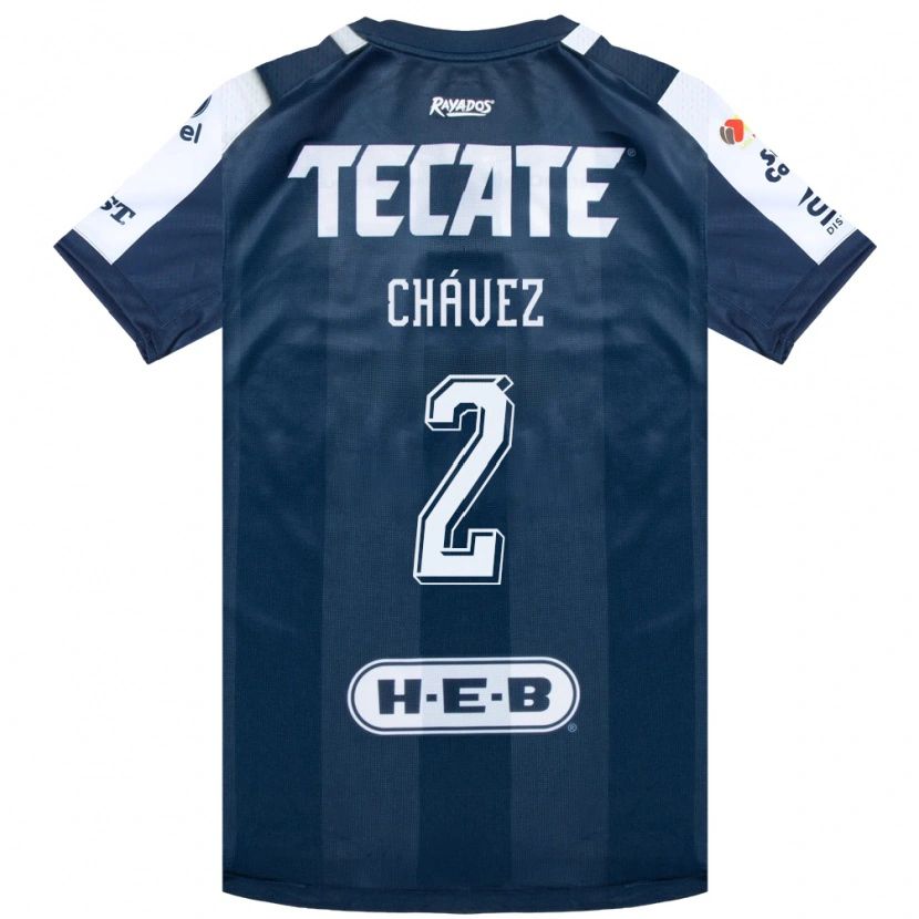 Danxen Herren Ricardo Chávez #2 Tintenblau Weiß Rot Heimtrikot Trikot 2026/27 T-Shirt