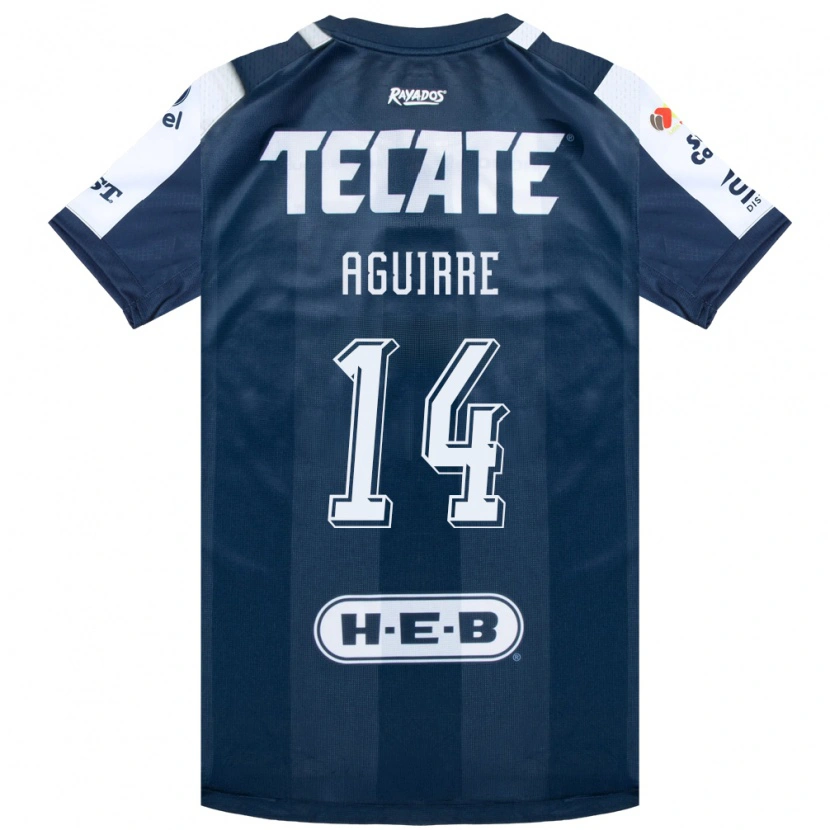 Danxen Herren Érick Aguirre #14 Tintenblau Weiß Rot Heimtrikot Trikot 2026/27 T-Shirt