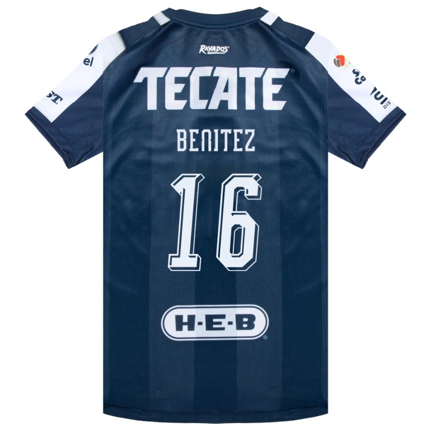 Danxen Herren Xanic Benitez #16 Tintenblau Weiß Rot Heimtrikot Trikot 2026/27 T-Shirt