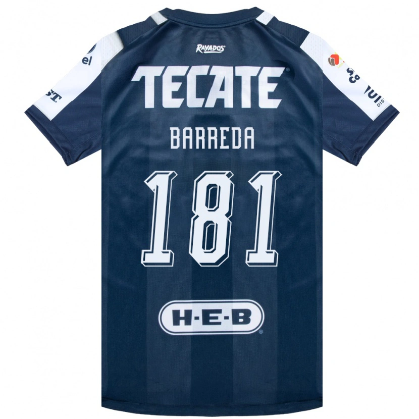 Danxen Herren Dimas Barreda #181 Tintenblau Weiß Rot Heimtrikot Trikot 2026/27 T-Shirt